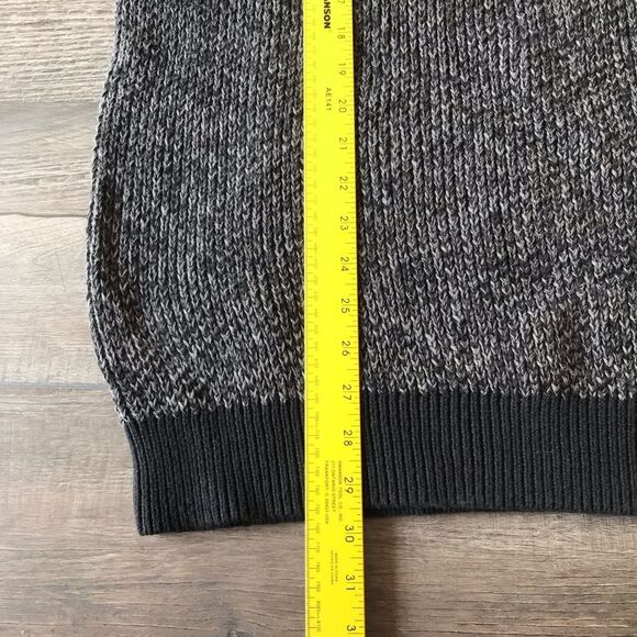 The Rail Mens 100% Cotton Crew Neck Sweater Black/ Grey Size Large - Picture 10 of 14